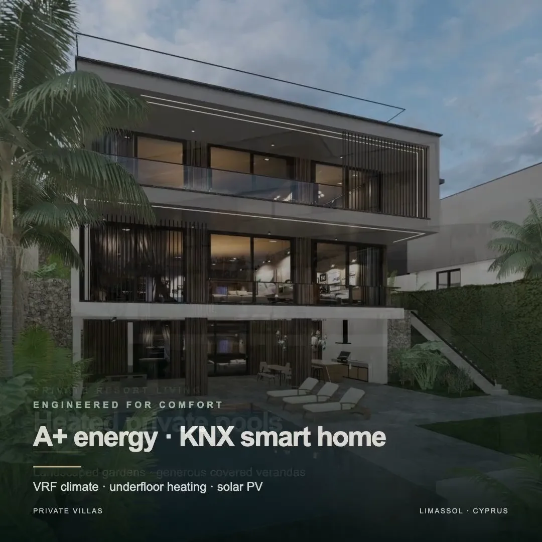 Real square creative for the same Parekklisia villas campaign