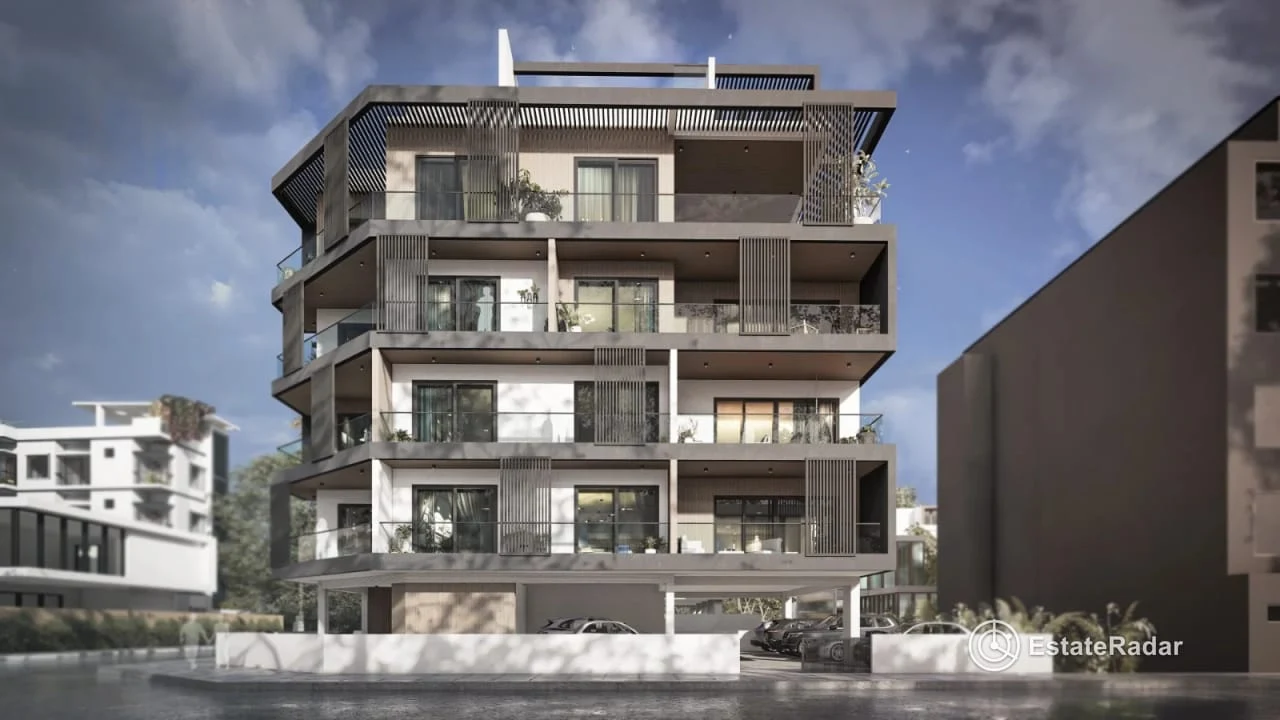 The selected Limassol penthouse building
